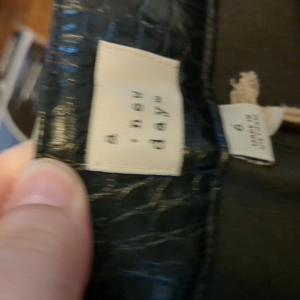Black Leather Pants A NEW DAY Size 6 New With Tags - Picture 2 of 5